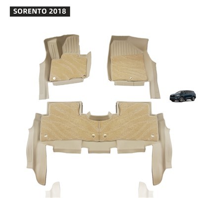 Factory Hot Selling Προσαρμοσμένο 5D πατάκι αυτοκινήτου για SORENTO 2018
