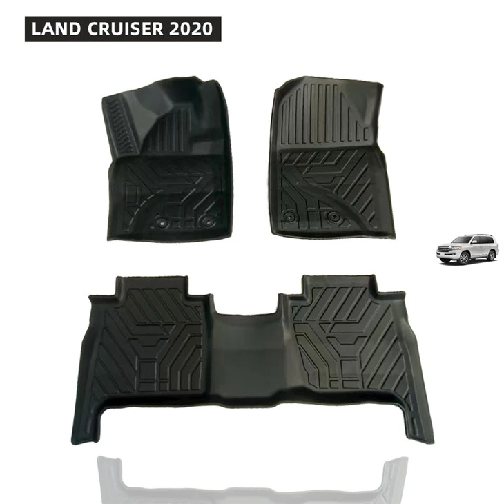 Special Luxury 3D TPE Car Mats Waterproof Car Floor Mat For LAND CRUISER 2020